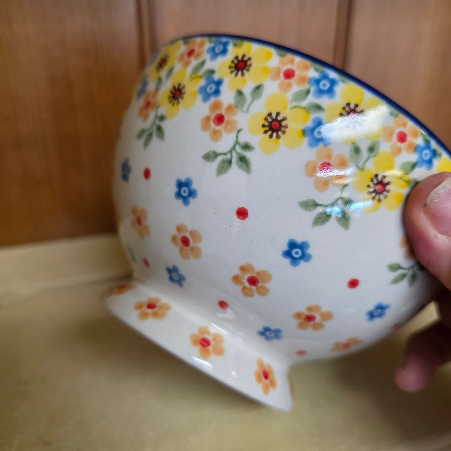 Bowl w/Pedestal   5.25"W  206-2225X  Buttercup pf0526