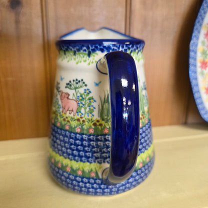 Pitcher 6 cup / 48 oz /7.5"H Wilbur Pig 1255