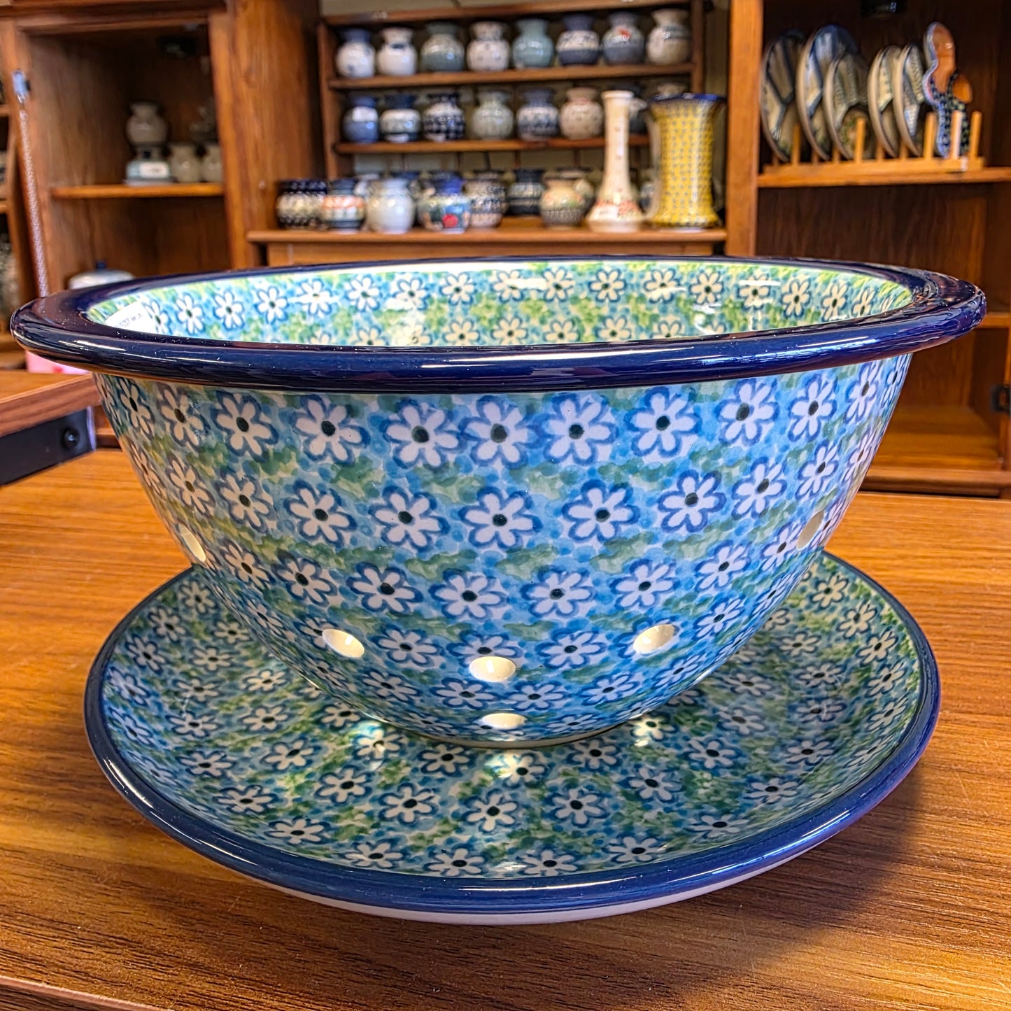 Berry Bowl w/ Saucer   8"W  470-2252X  Key Lime pf0526