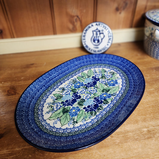 Oval Platter ~ Large 12" x 8.5"    G68-U5138  U4 pf0526
