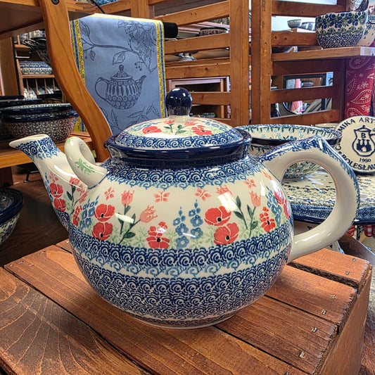 Teapot   1.75 Qt  444-3220X  Whimsical Garden pf0526