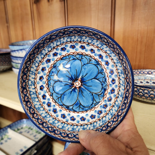 Bowl   5"  B89-U408C  U4 pf0526 Blue Jacek Chyla