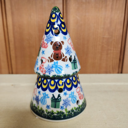 Tree Luminary 5.5" / Bear / presents *small*