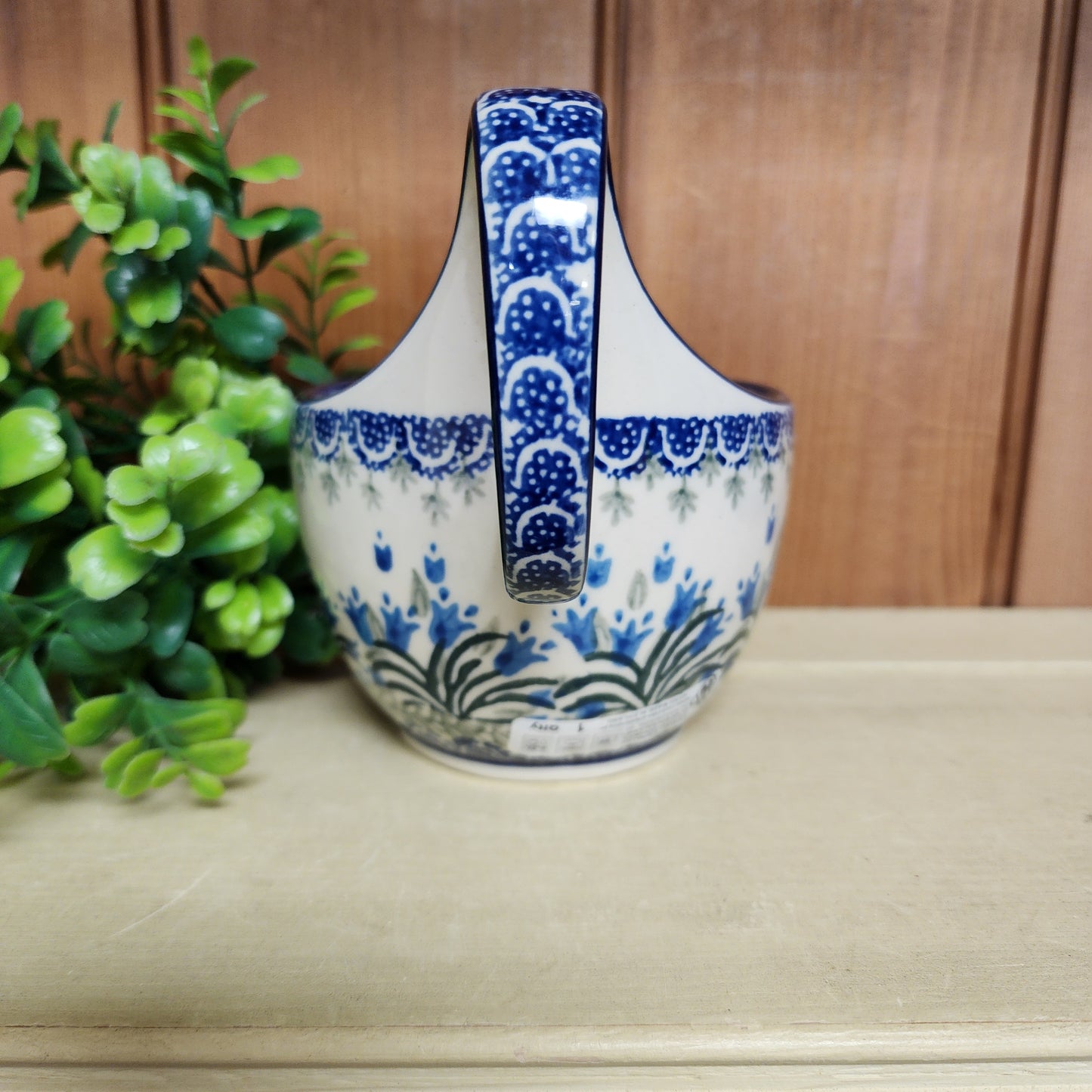 Bowl w/ Loop Handle   16 oz  845-1432X  Blue Bells pf0526