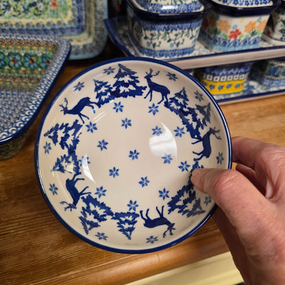 Bowl   5"  B89-1931X  Snowy Pines