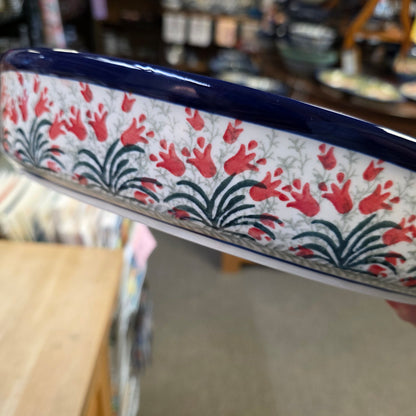 2 pc / 9.5" Oval Baker 1916 X Maraschino  & 12" Oval Baker 1437X Crimson Bells