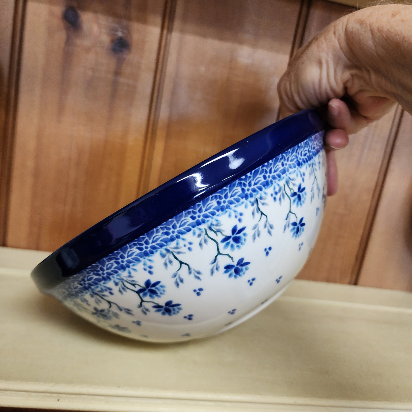 Bowl   Nesting   9" W    2524X ~ Clover Fields