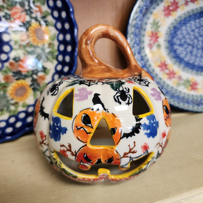 Pumpkin Jack o lantern  5.5" Halloween luminary