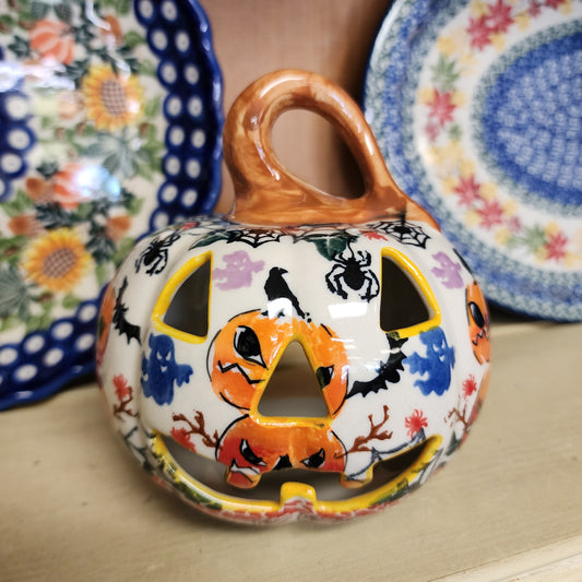 Pumpkin Jack o lantern  5.5" Halloween luminary