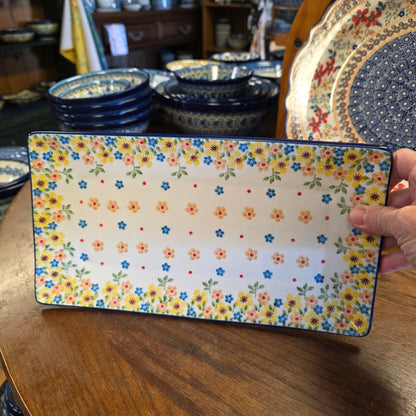 Rectangular Tray   11.8x6.5"    2225X ~ Buttercup