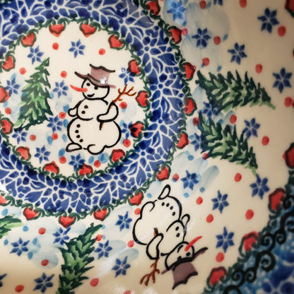 Bowl ~ Nesting ~ 6.5" W 058-U4661  Snowman T Liana  3 cups