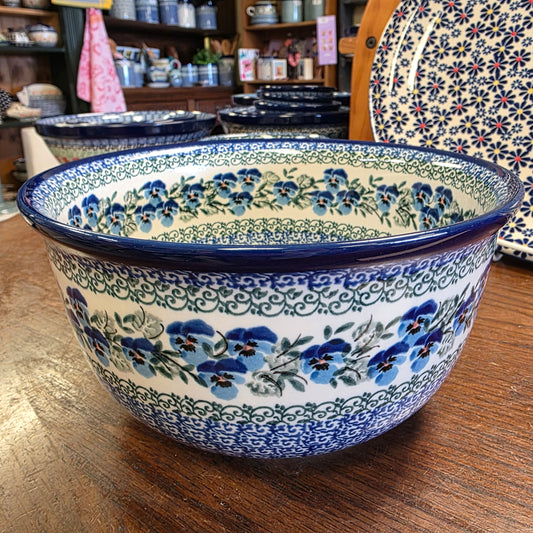 Bowl   Serving   8.5"W x 4.5"D 214-2273X  Winter Viola pf0526