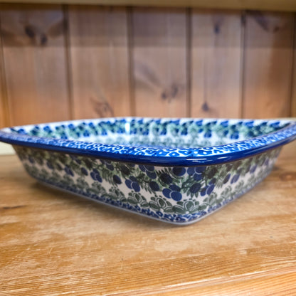 Baker   Rectangular w/Rim   Lasagna    11.25" x 13.75" 1413X ~ Huckleberry