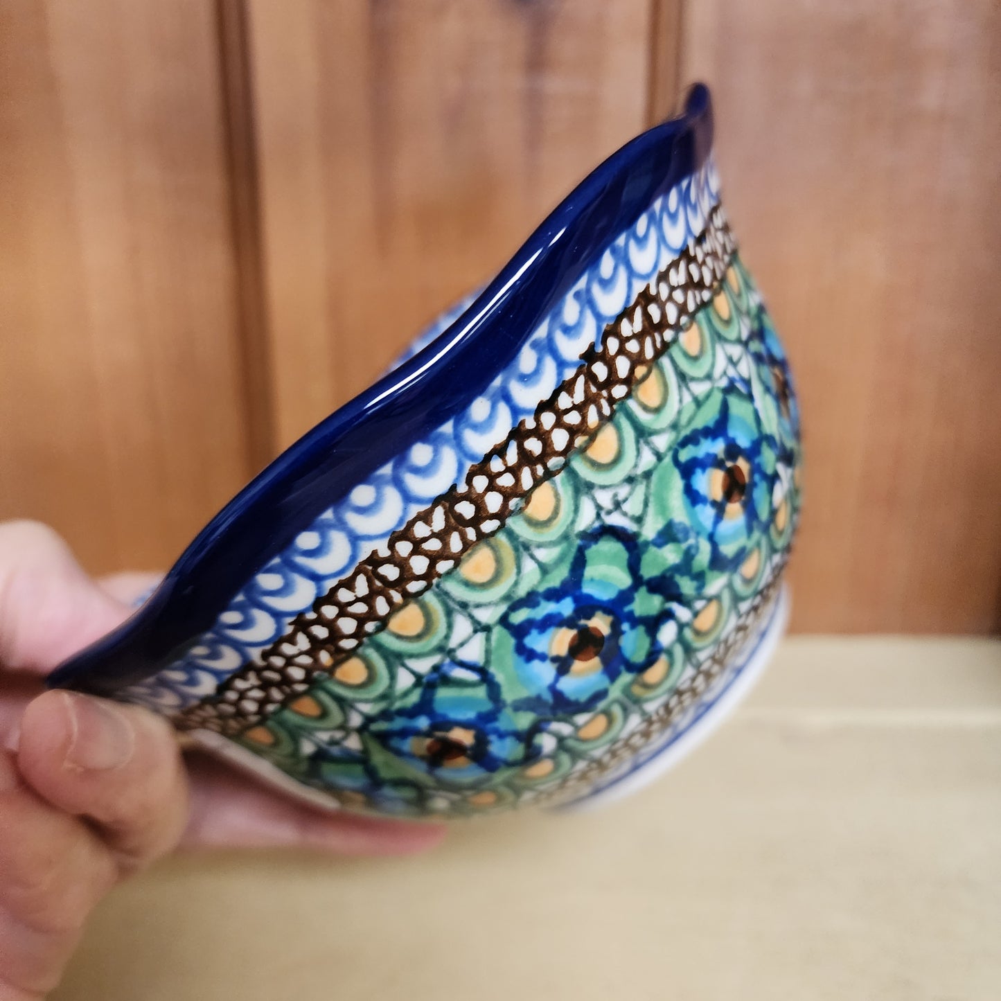 Bowl ~ Wavy Edge ~ 5.75" U0151 ~ U3 M Iwicka