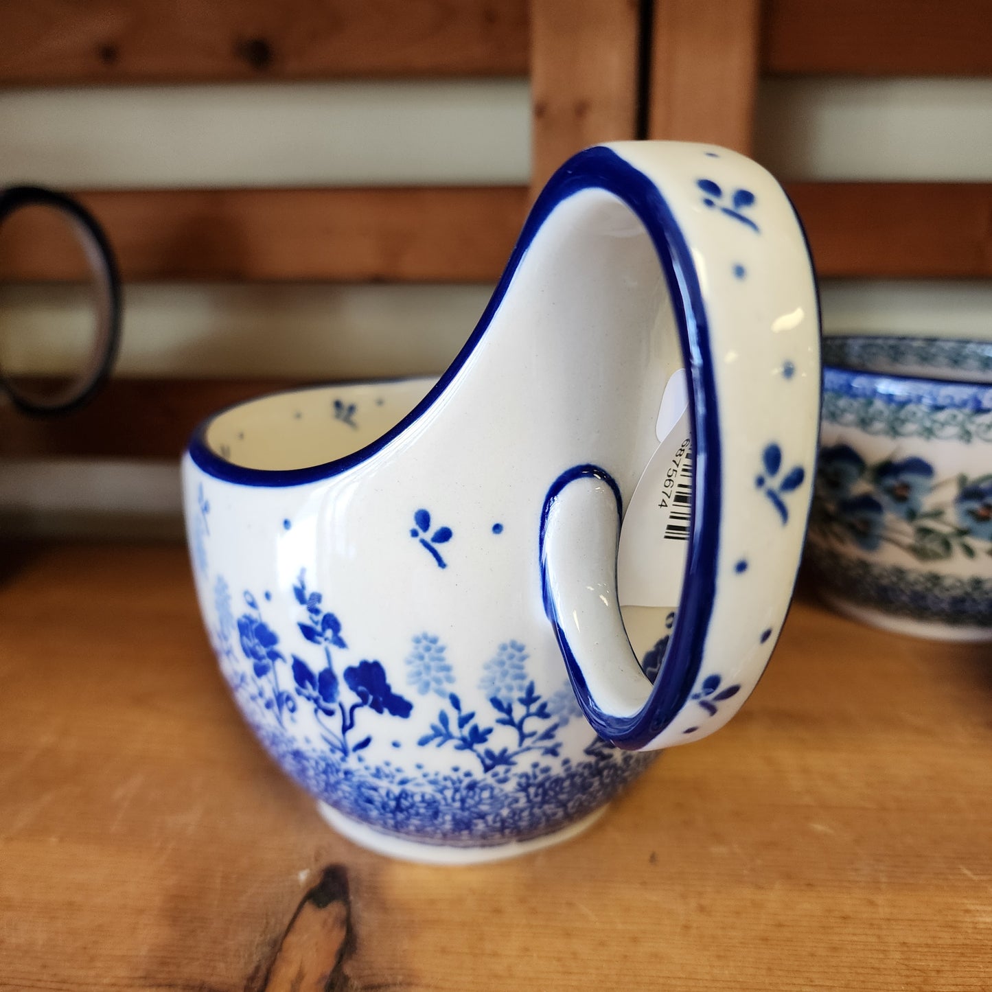 Bowl w/ Loop Handle ~ 16 oz 3204X ~ Bluebonnets