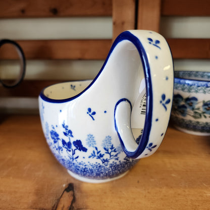 Bowl w/ Loop Handle ~ 16 oz 3204X ~ Bluebonnets