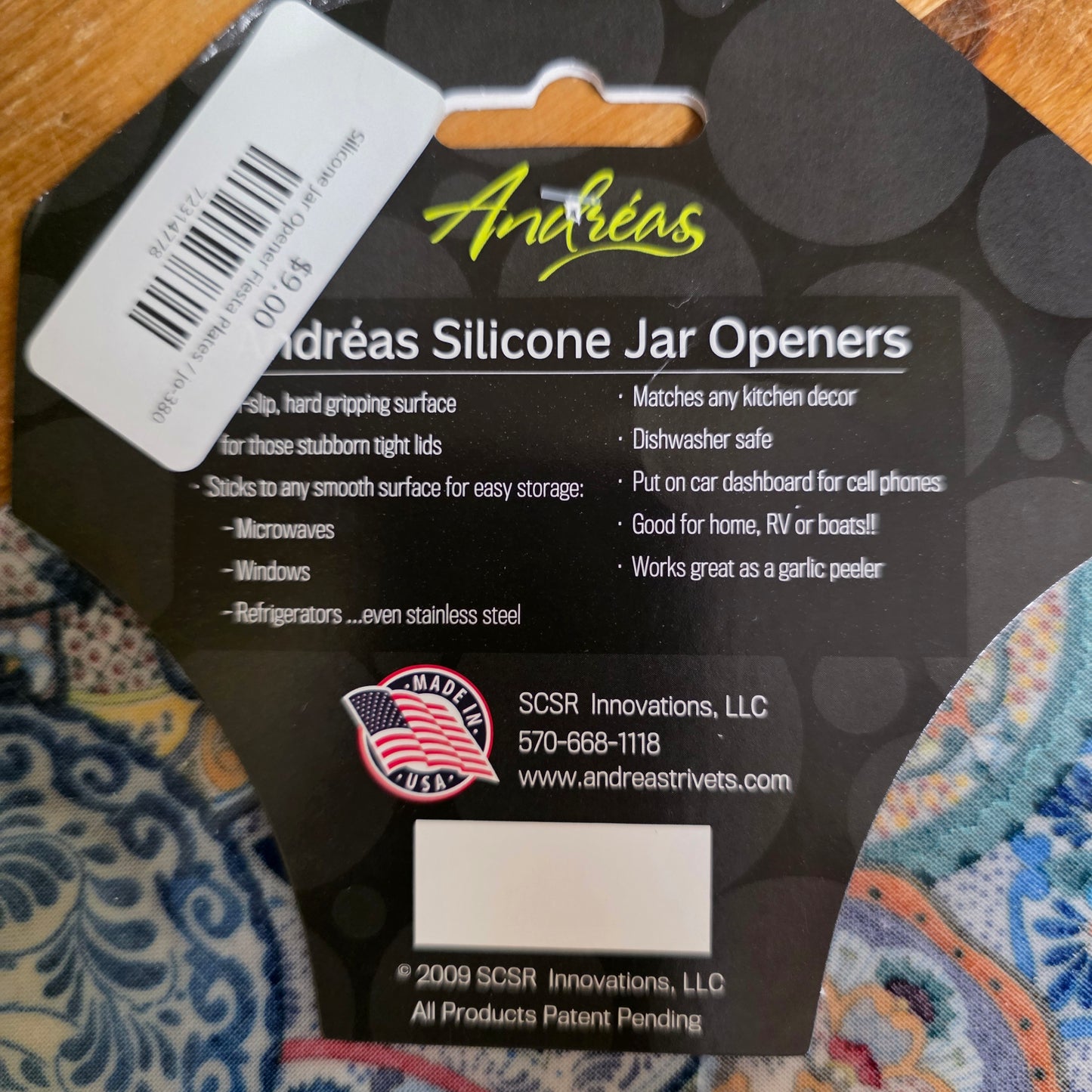 Silicone Jar Opener Fiesta Plates (6")