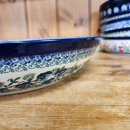 Bowl ~ Serving ~ 12.75"W x 2.5"D 115-2273X Winter Viola