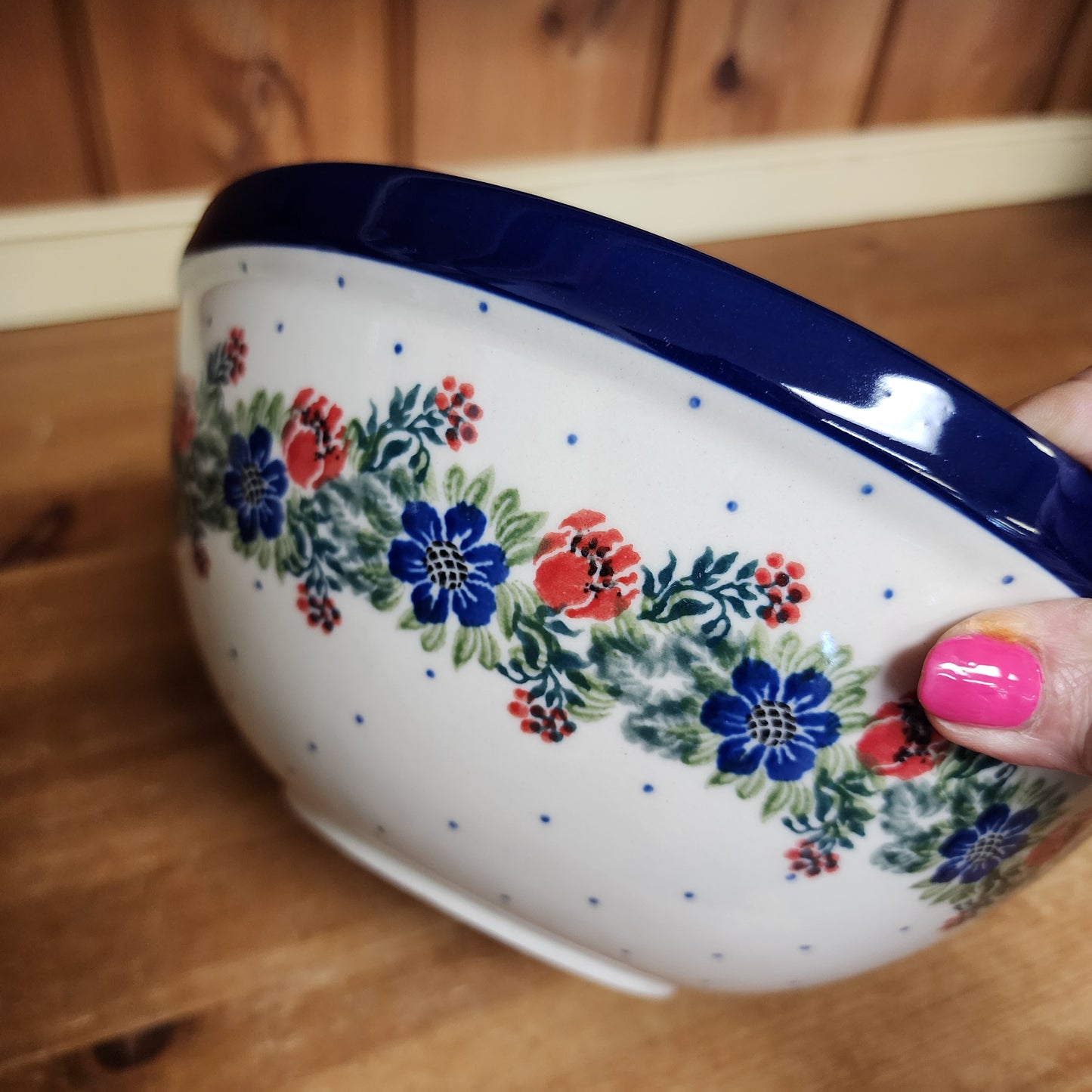 Bowl ~ Nesting ~ 9" W 056-1535X Garden Party  8 cups