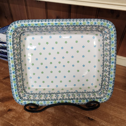 Baker Large  Rectangular w/Rim   Lasagna  11.25" x 13.75" 854-2362X  Beach Sparkle pf0526 Large Lasagna