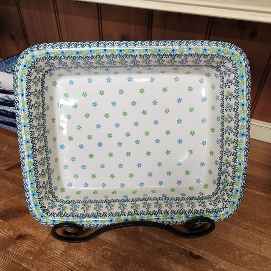 Baker Large  Rectangular w/Rim   Lasagna  11.25" x 13.75" 854-2362X  Beach Sparkle pf0526 Large Lasagna