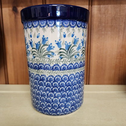 Wine/ Utensil Holder   7.75" H    1432X ~ Blue Bells