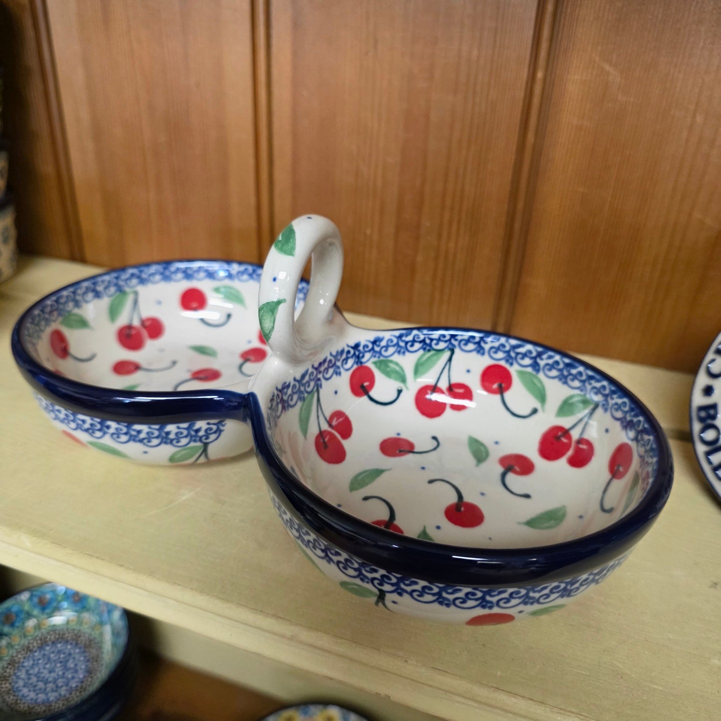 Bowls   Double Serving   9.75"L 942-2715X  Cherry Pie pf0526