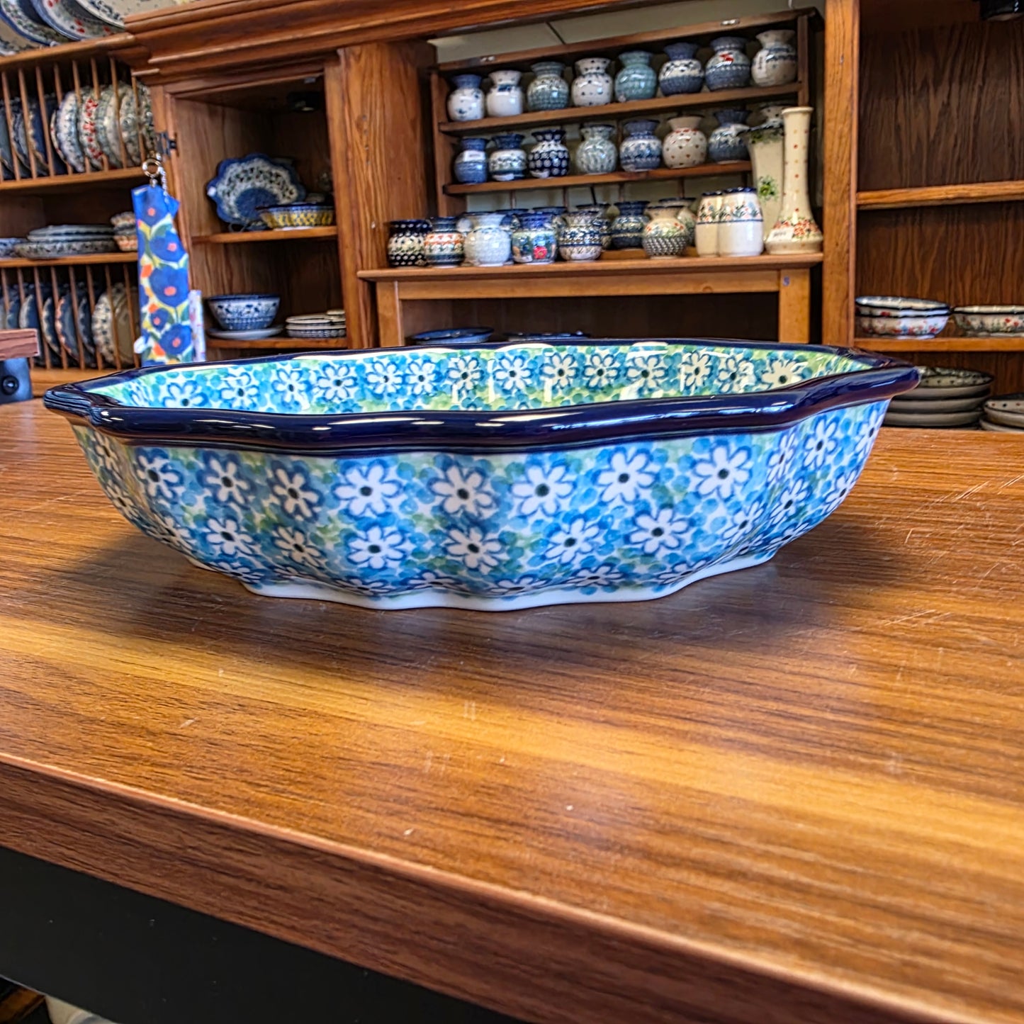 Bowl   Oval Fluted   6" x 7.5" A27-2252X  Key Lime pf0526