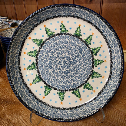 Plate   Rimmed   9" 302-1719X  Evergreens pf0526