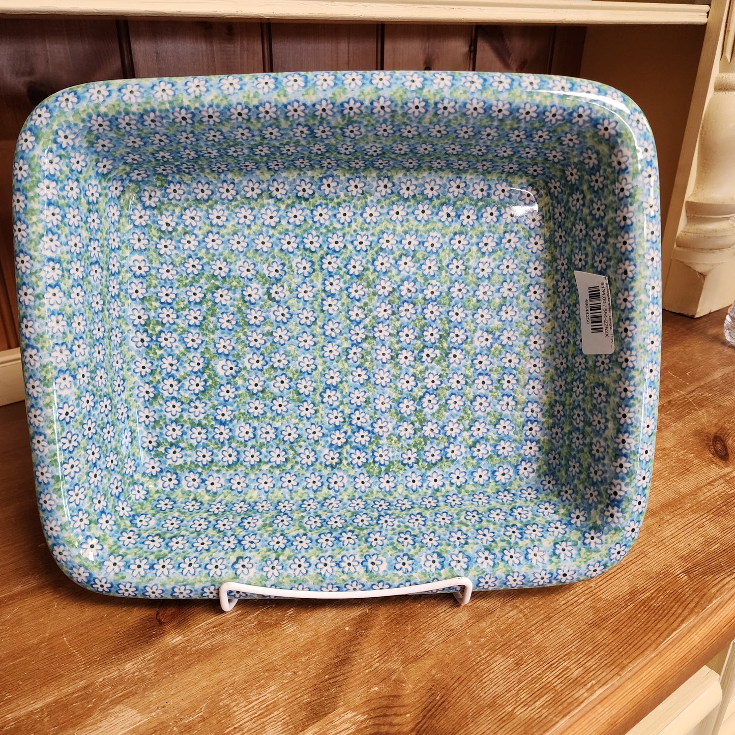 Baker   Rectangular w/Rim   Lasagna    11.25" x 13.75" 2252X ~ Key Lime