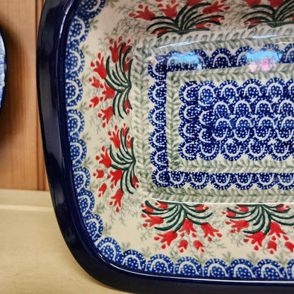 Baker   w/Grip Edge   7" x 9.75"   1437X ~ Crimson Bells