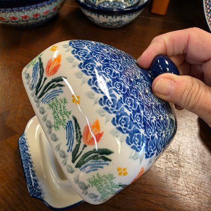 Butter/Cream Cheese Dish   295-3371X  Signs of Spring pf0526