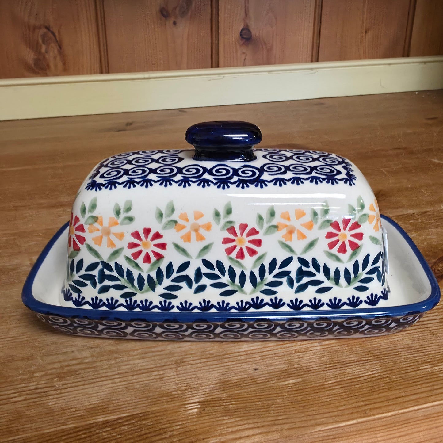 Butter Dish ~ Marigold js14