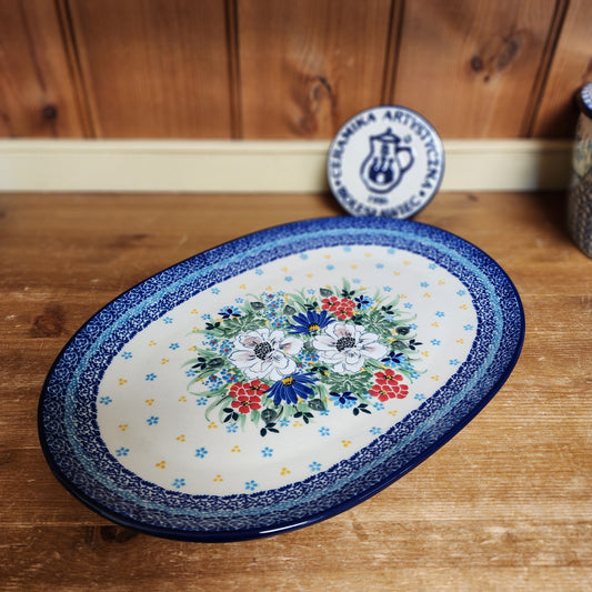 Oval Platter ~ Large 12" x 8.5"    G68-U5156  U4 pf0526