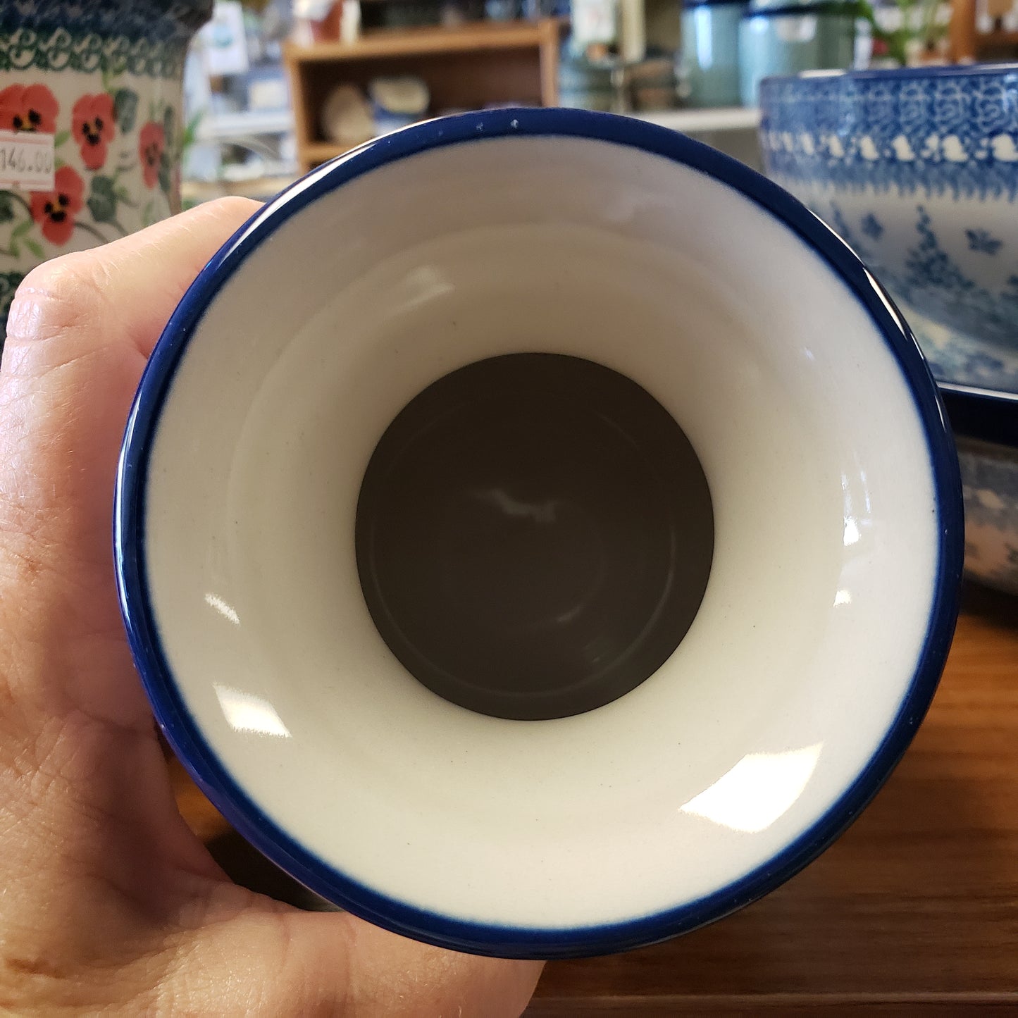 Vase ~ Bubble ~ 4.25" 048-U408C Blue ~ U4 J. Chyla