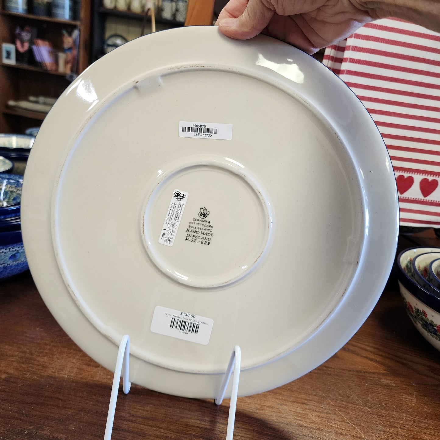 Pizza / Charcuterie Board 13" D53-2273 Winter Viola