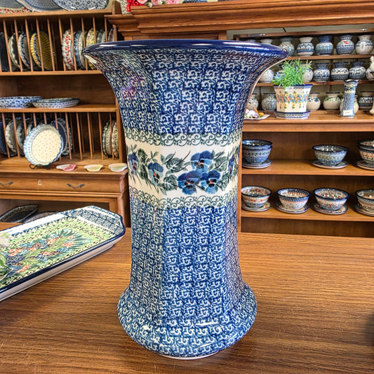Vase ~ 9.5" 2273X ~ Winter Viola