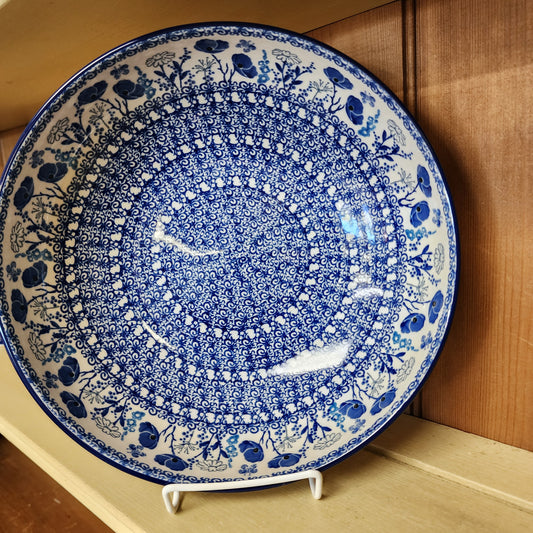 Bowl   Serving   Large    10.5" 2902X ~ Evening Poppy