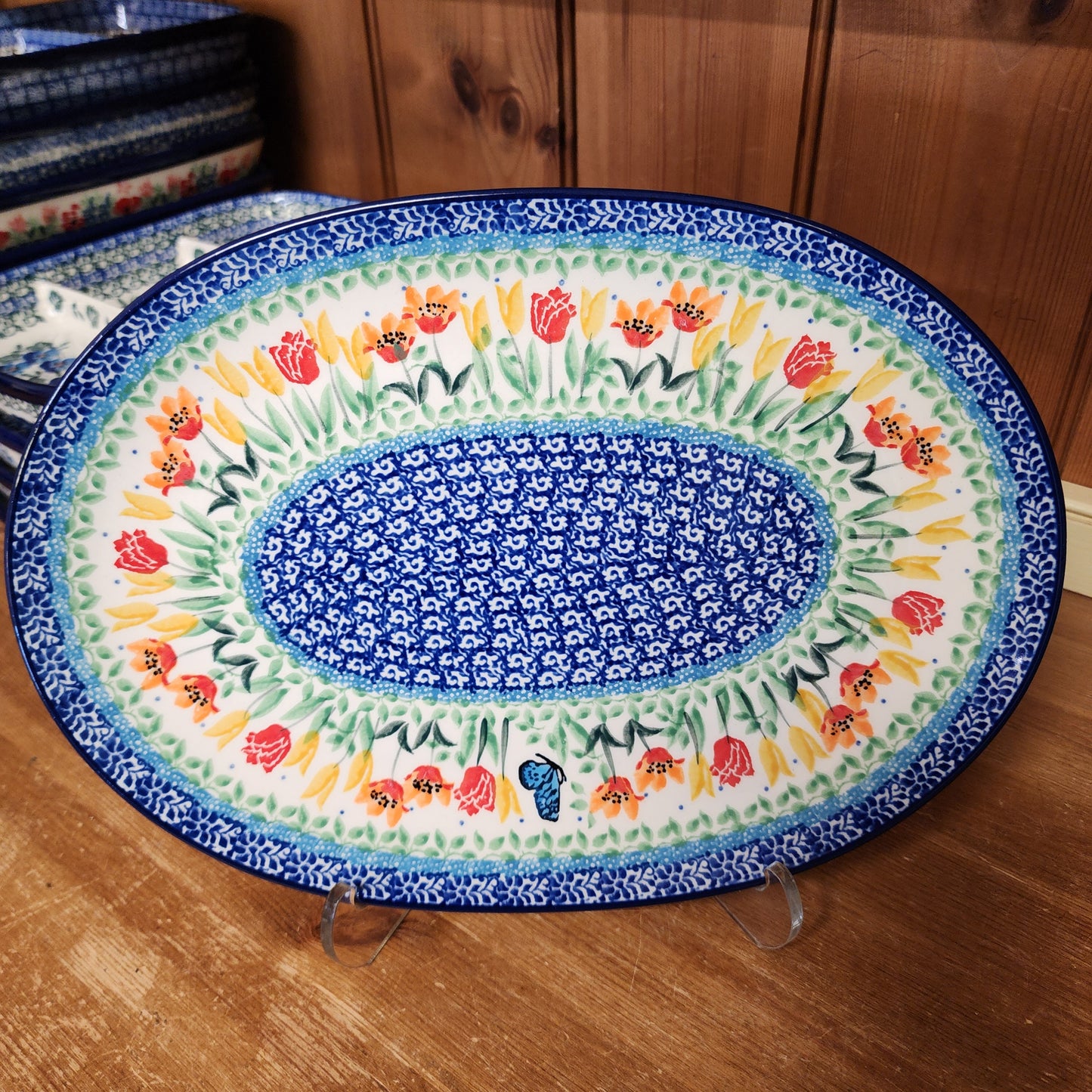 Oval Platter ~ Large 12" x 8.5"    G68-U5224  U3 pf0526