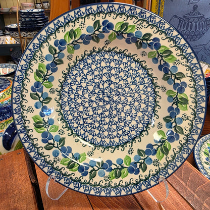 Bowl   Salad / Pasta   9" 014-1416X  Blue Berries pf0526