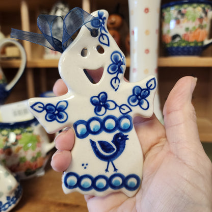 Ornament Blue Ghost flat 5"