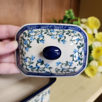 Box Covered Container   3.25"H x 3.5"W x 4.5"L  385-1932X  Song Bird pf0526