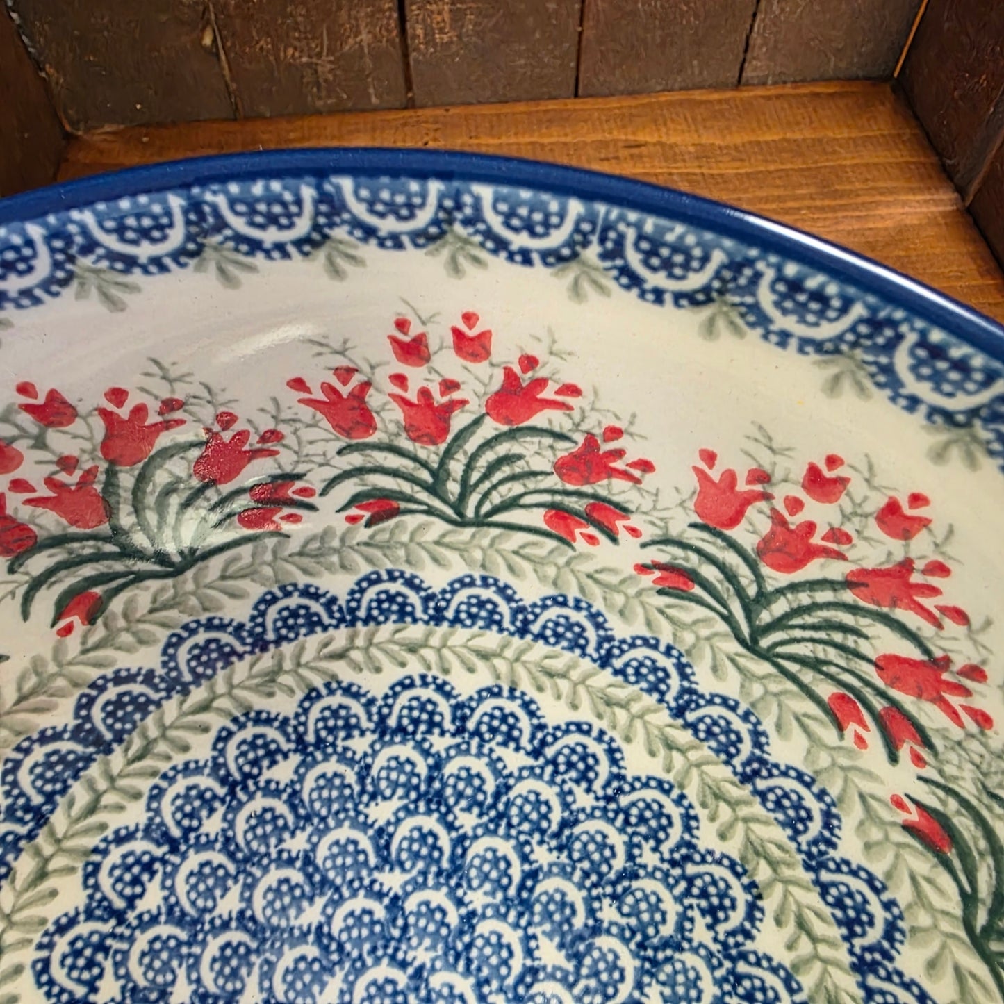 Bowl   Nesting   9" W 056-1437X  Crimson Bells pf0526