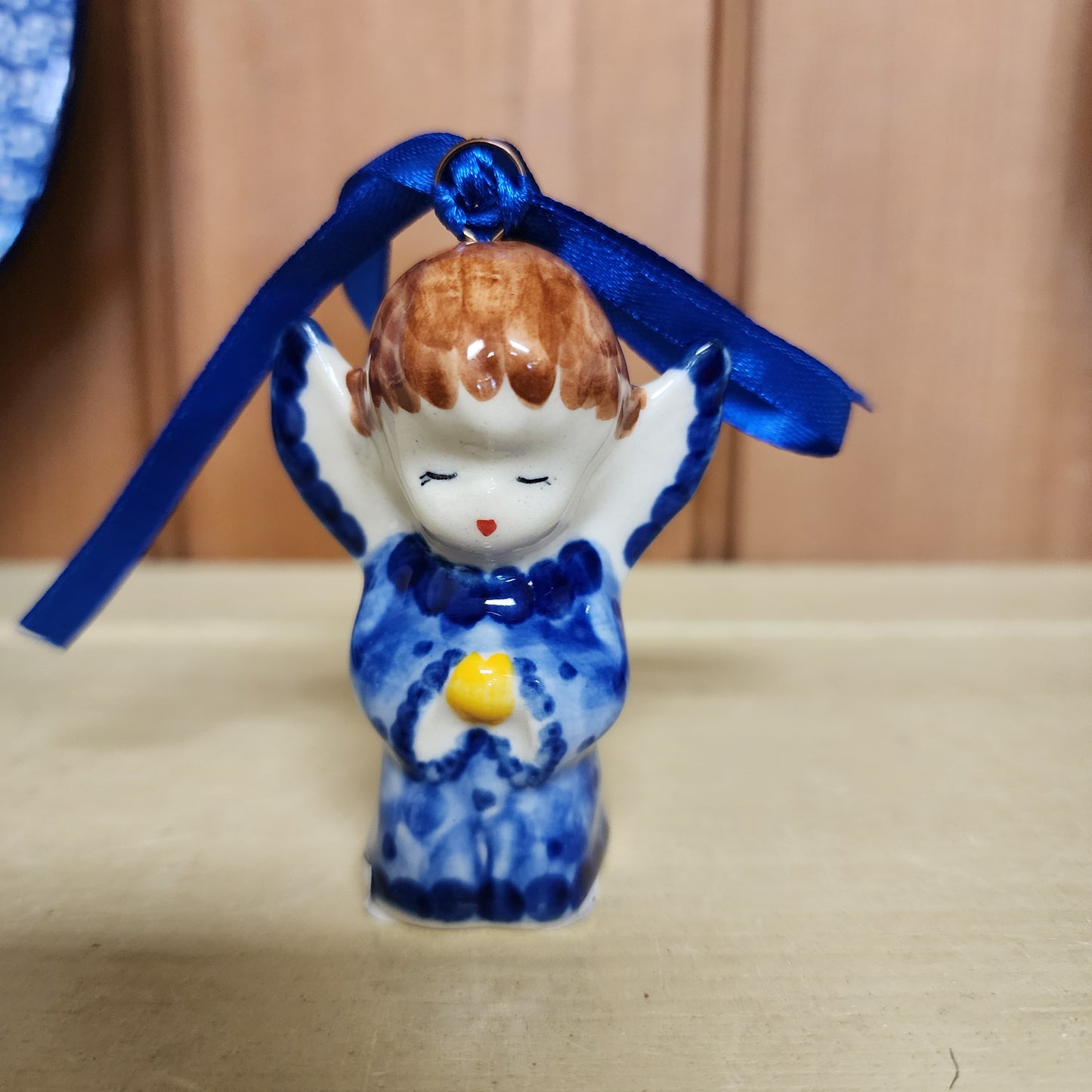 Ornament Angel Boy Blue ~ Ornament