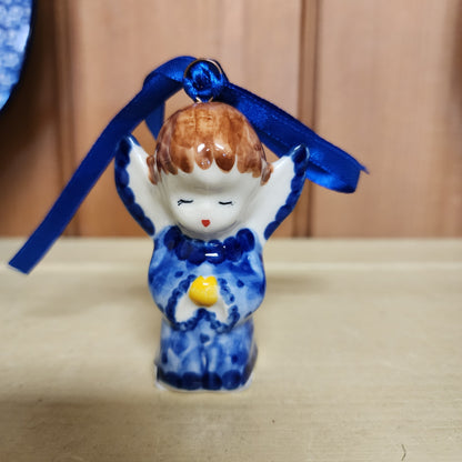 Ornament Angel Boy Blue ~ Ornament
