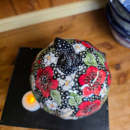 Jack o Lantern ~ IM02 7" Luminary black and red