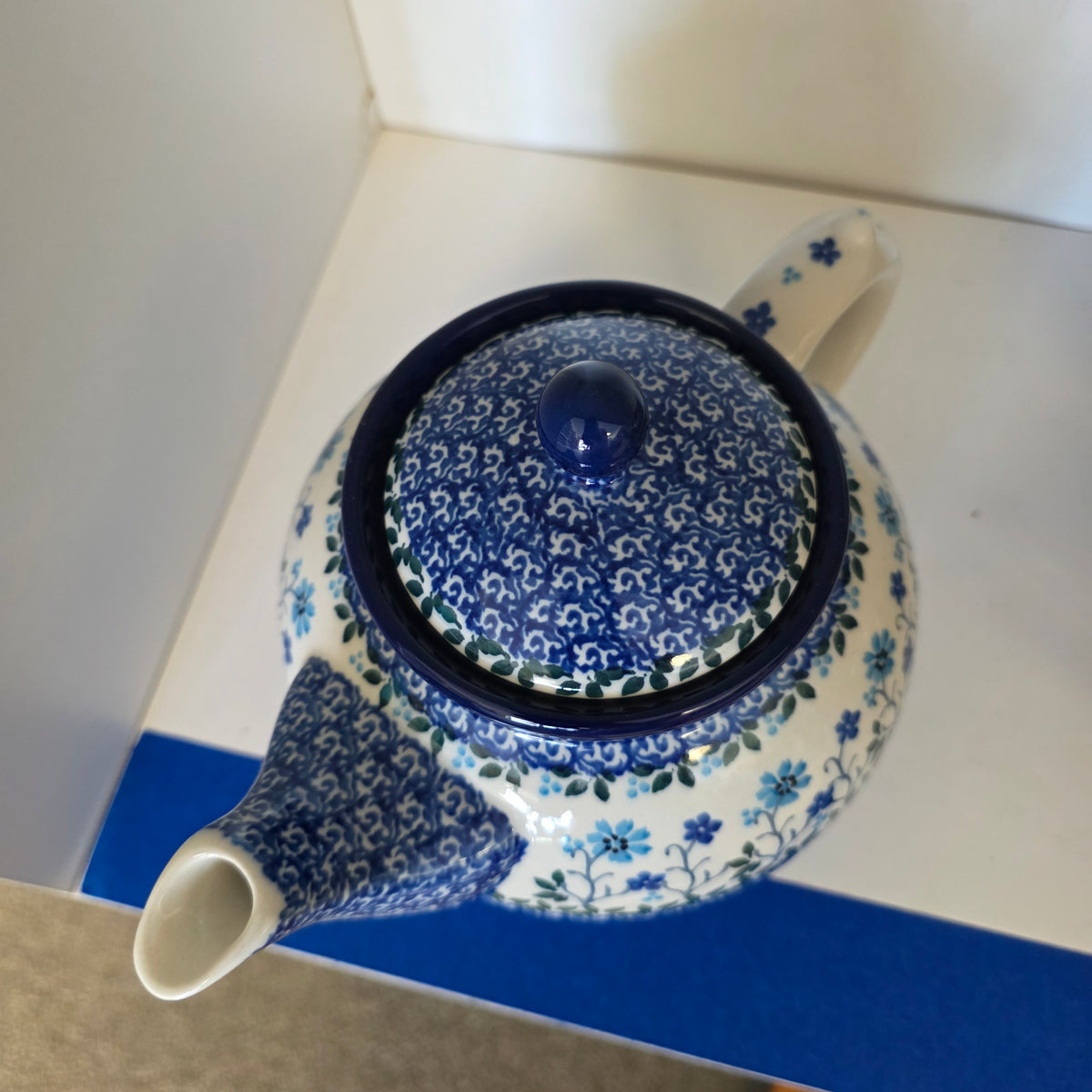 Teapot   (1 1/4 qt)  060-2785X  Georgia Blue pf0526