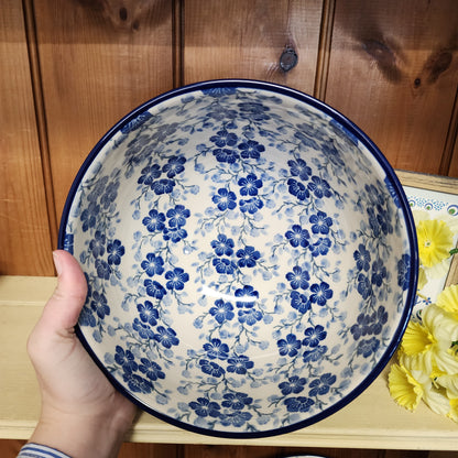Pedestal Bowl - Large A14-3428X Timeless Blue PF0526