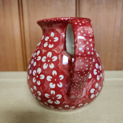 Pitcher ~ 17 oz / Red Blossom J8cz