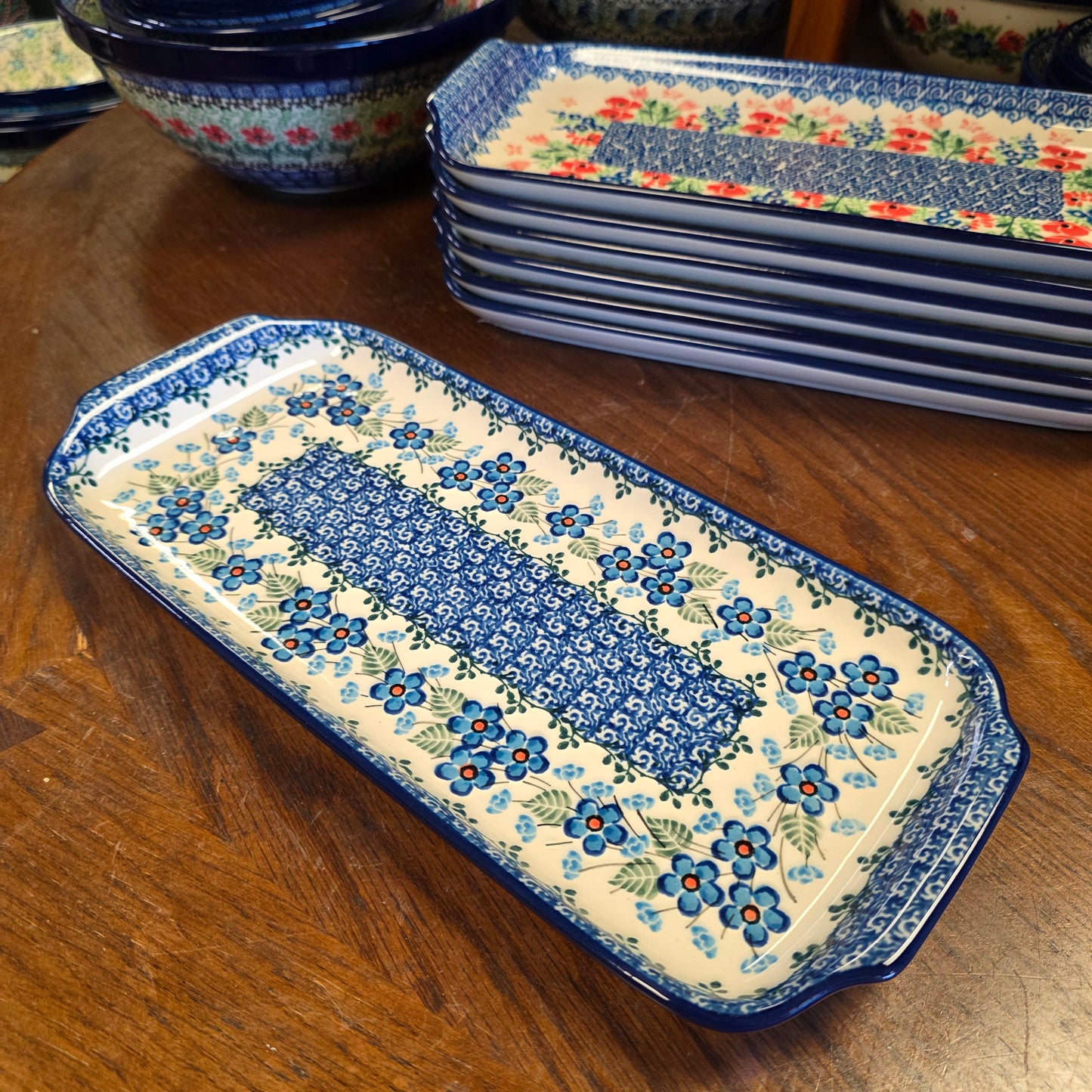 Tray   5.5" x 12"    2272X ~ Parisian Posies